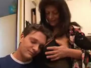 Italiano maduro mãe e seu filho