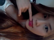 Menina bonita coreana