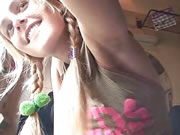 Garota ucraniana sexy no trem