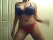 Sexy Ébano Dança E Strip