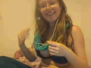 Sexy Menina Austríaca Striptease Na Webcam