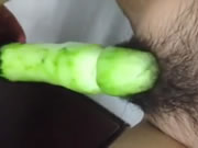 Menina Indonésia Masturbação Uso Pepino