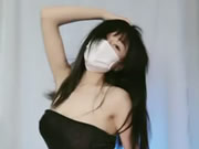 Dança nua sexy de beleza asiática