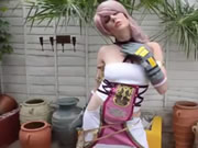 Final Fantasy menina masturbação